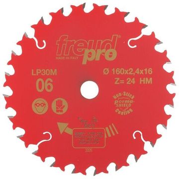 Диск пильный по дереву LP30M (160х16 мм; 24Z) FREUD PRO LP30M006