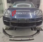 Карбоновая губа переднего бампера для PORSCHE PANAMERA 971 GTS 2020+