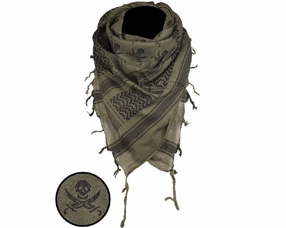 Шемаг Mil-Tec Skull Olive/Black