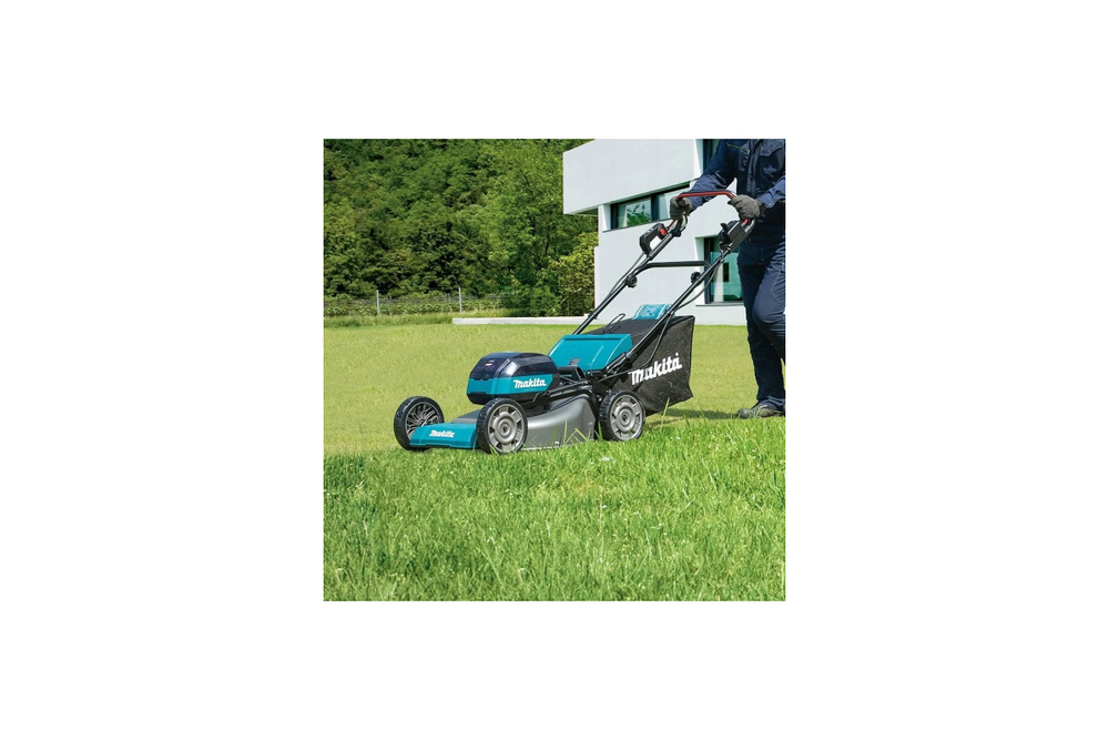 Аккумуляторная газонокосилка Makita XGT 2x40 В, 53 см, 70 л, без АКБ и ЗУ, LM002GZ