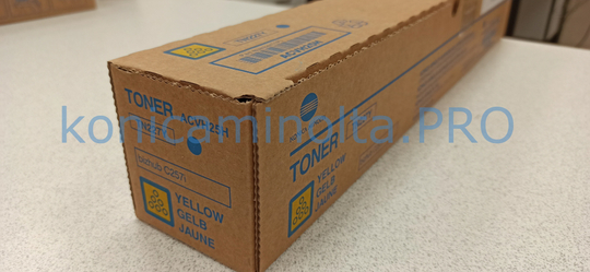 Тонер TN-227Y Konica Minolta оригинальный желтый 50% ACVH25H