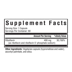 Riboflavin 400 мг 60 капсул Seeking Health