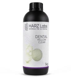 Фотография — Фотополимер HARZ Labs Dental Yellow Clear прозрачный желтый (1 кг)