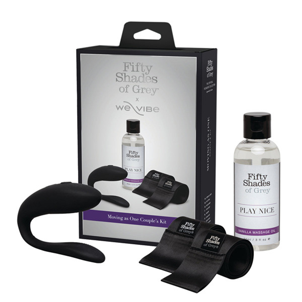 Набор для пар Пятьдесят оттенков серого We-Vibe + Fifty Shades of Grey - Moving As One Couples Kit WT404264