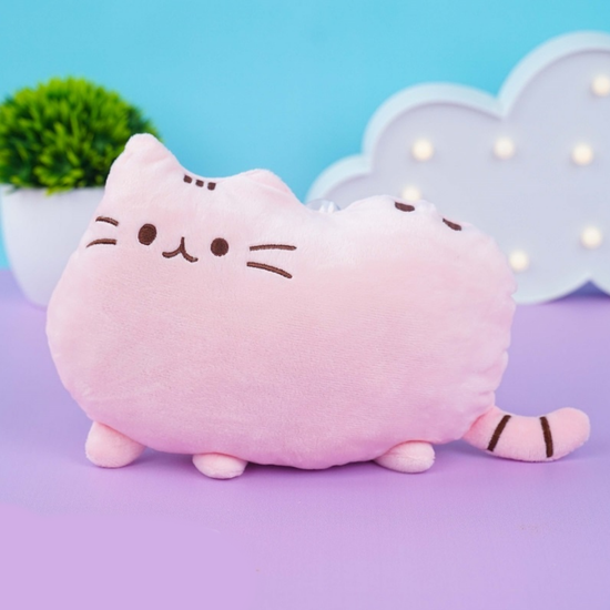 Мягкая игрушка Котооблако розовый, 25см