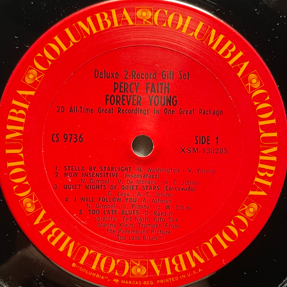 Percy Faith ‎– Forever Young: 20 All-Time Great Recordings In One Great Package 2LP (США)