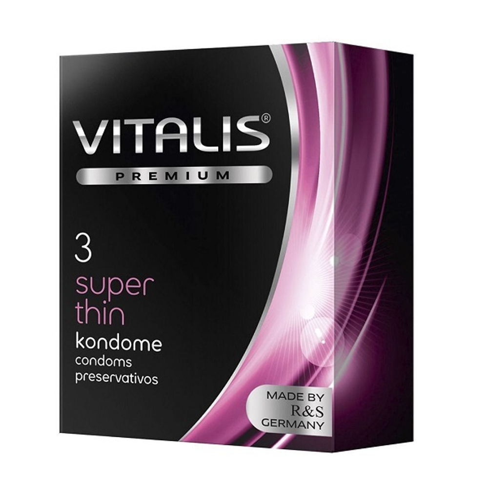 Презервативы Супер тонкие №3 Vitalis Premium Super thin