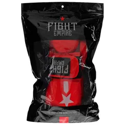 Перчатки боксёрские детские FIGHT EMPIRE, 4 унций, цвет красный
