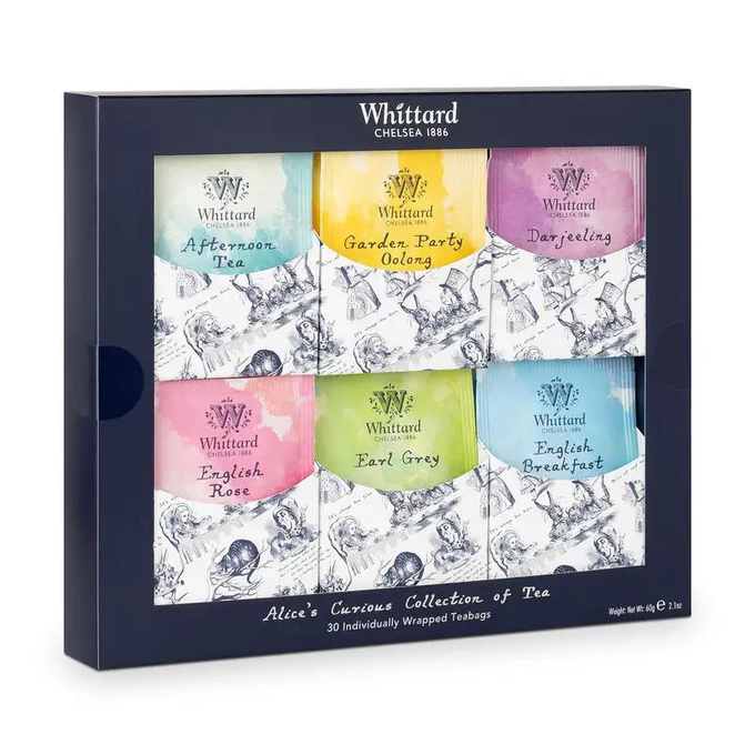 Whittard of Chelsea 1886 Набор чая в пакетиках Alice's Curious Collection of Tea, 30шт