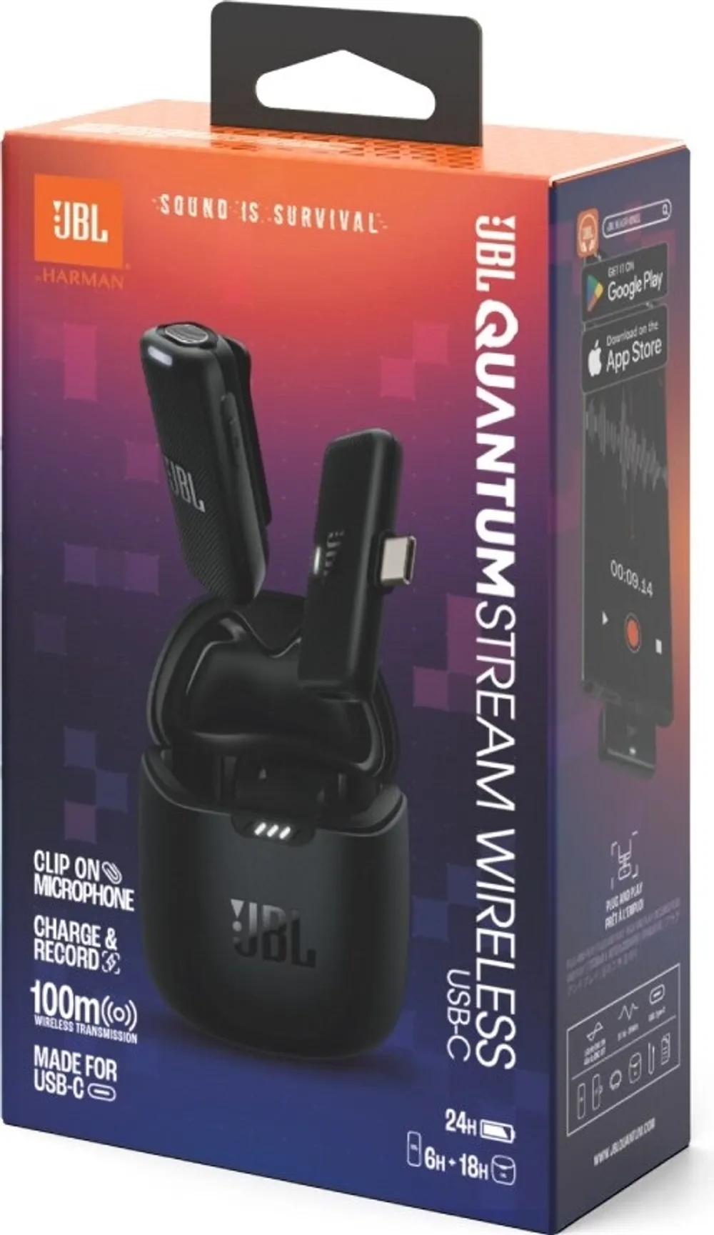 Беспроводной микрофон JBL Quantum Stream Wireless USB-C - 13
