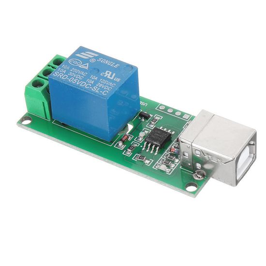 Реле 5v одноканальное с разъемом Type-B