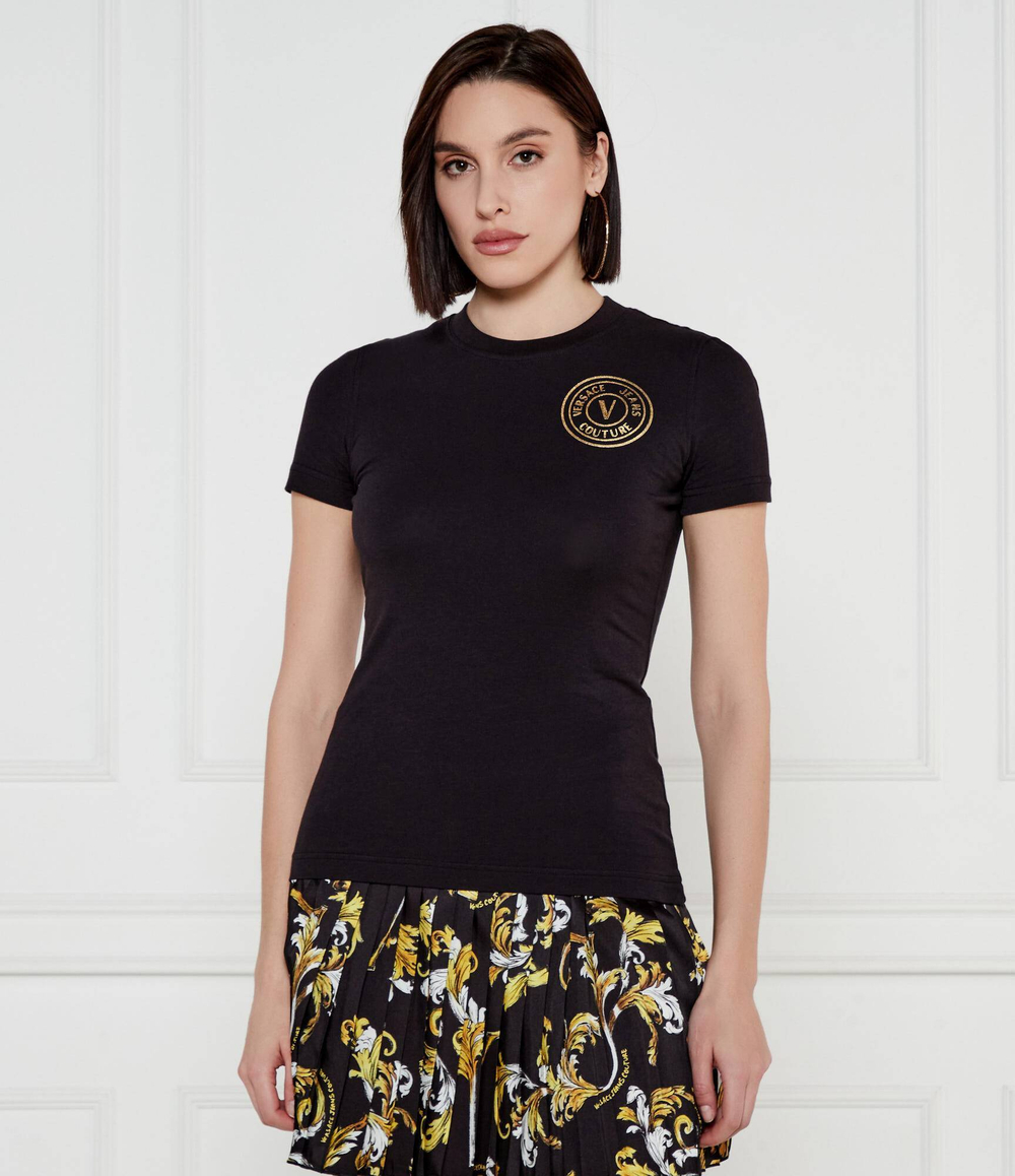 Футболка Versace Jeans Couture - черный(78HAHT00CJ03T)