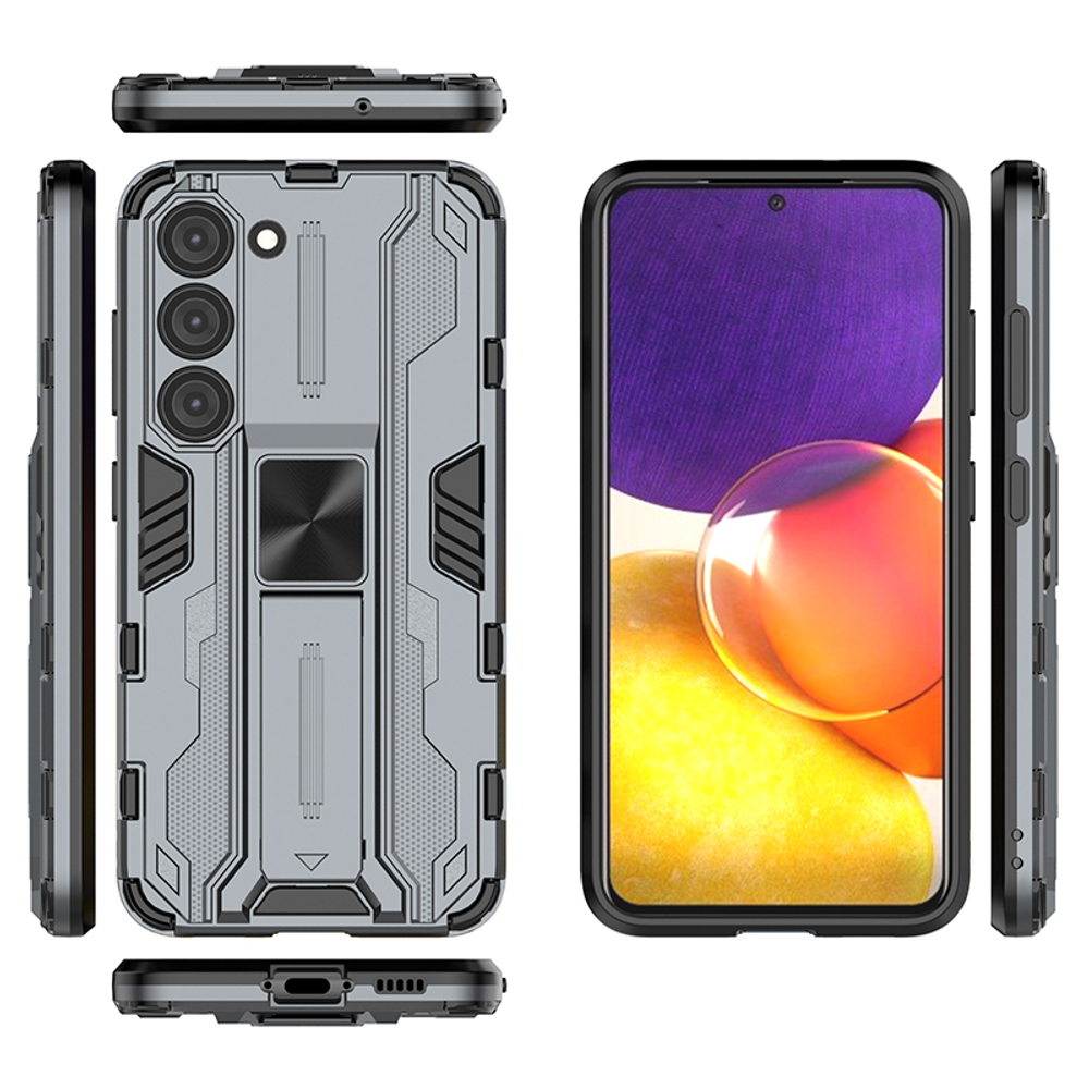 Противоударный чехол с подставкой Transformer для Samsung Galaxy S23