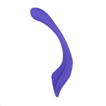 Фиолетовый гибкий вибростимулятор с пультом ДУ Anywhere Vibe (Цвет: фиолетовый)