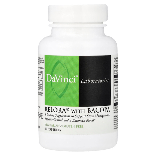 DaVinci Laboratories, Relora с бакопой, 60 капсул
