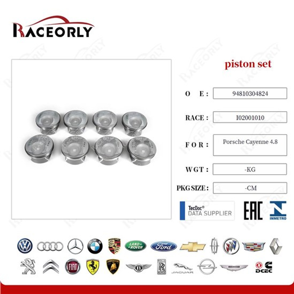 Поршни комплект STD Porsche 4.8