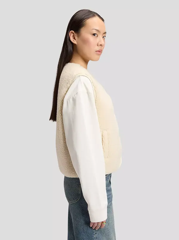 Жилет женский утепленный LEE SHORT SHERPA VEST