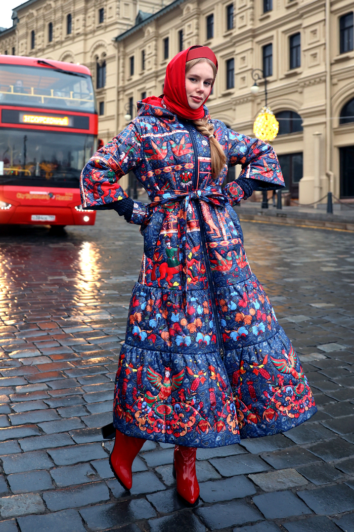 Coat "Kupavna (winter). Polar Owls"