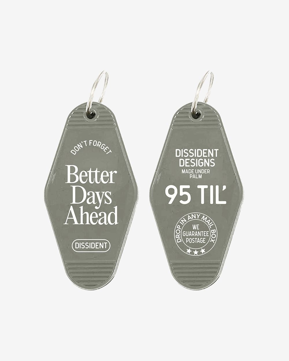 Брелок Keytag серый