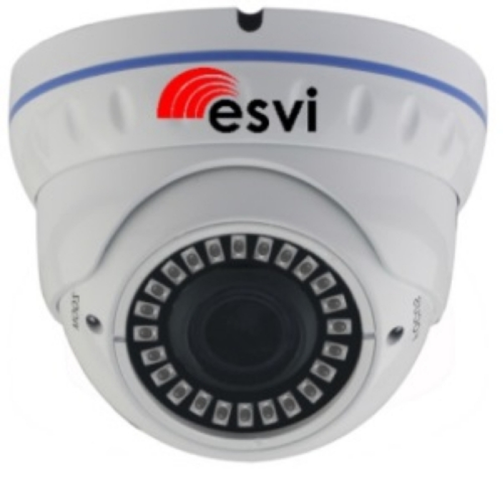 EVC-IP-DNT4.0-MG-P (XM) купольная уличная IP видеокамера, 4.0Мп*20к/с, f=2.8-12мм, POE