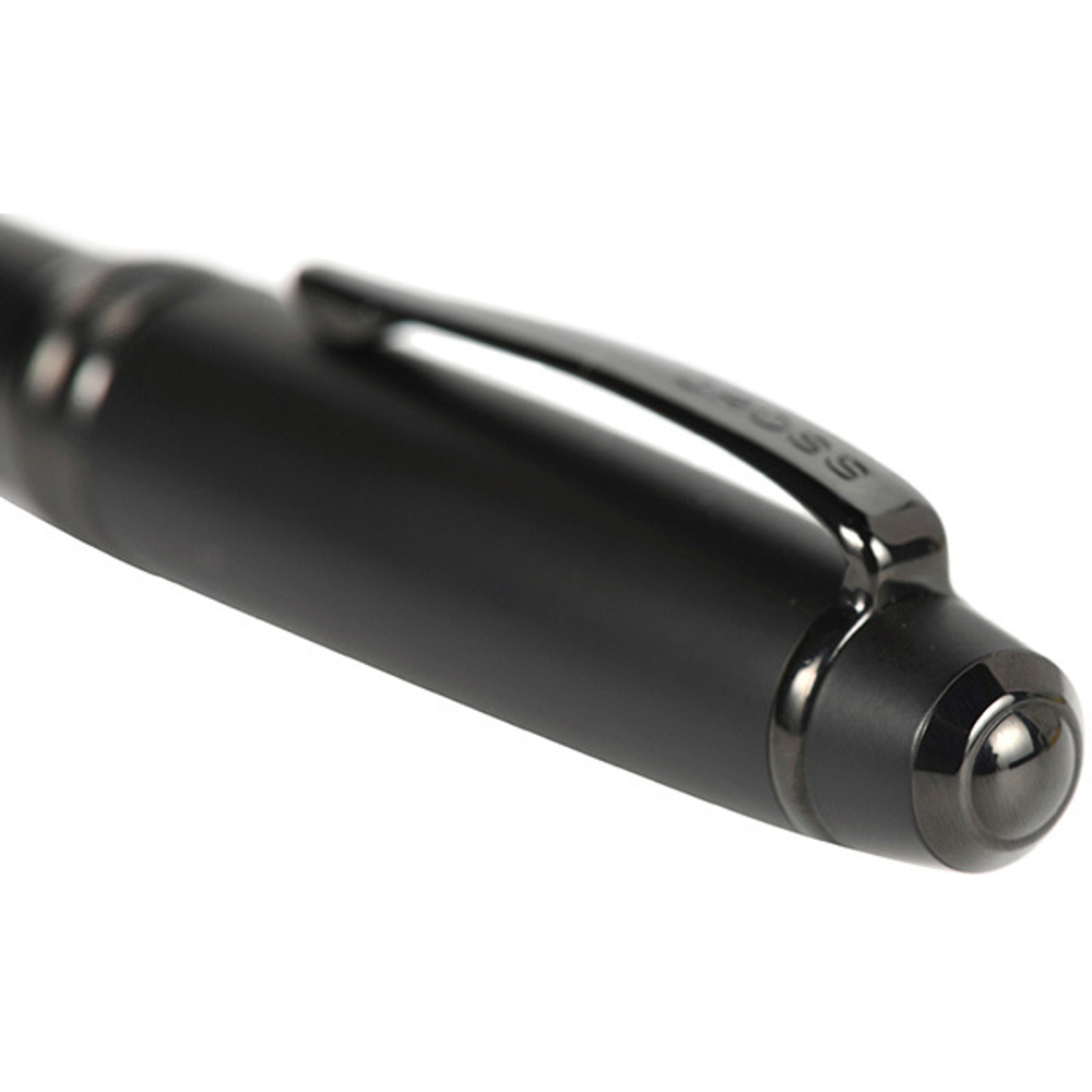 Черная ручка-роллер Cross Bailey Matte Black Lacquer