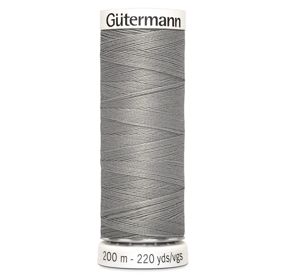 Нить Sew-All 200 м, Gutermann, 495 серебристо-бежевый