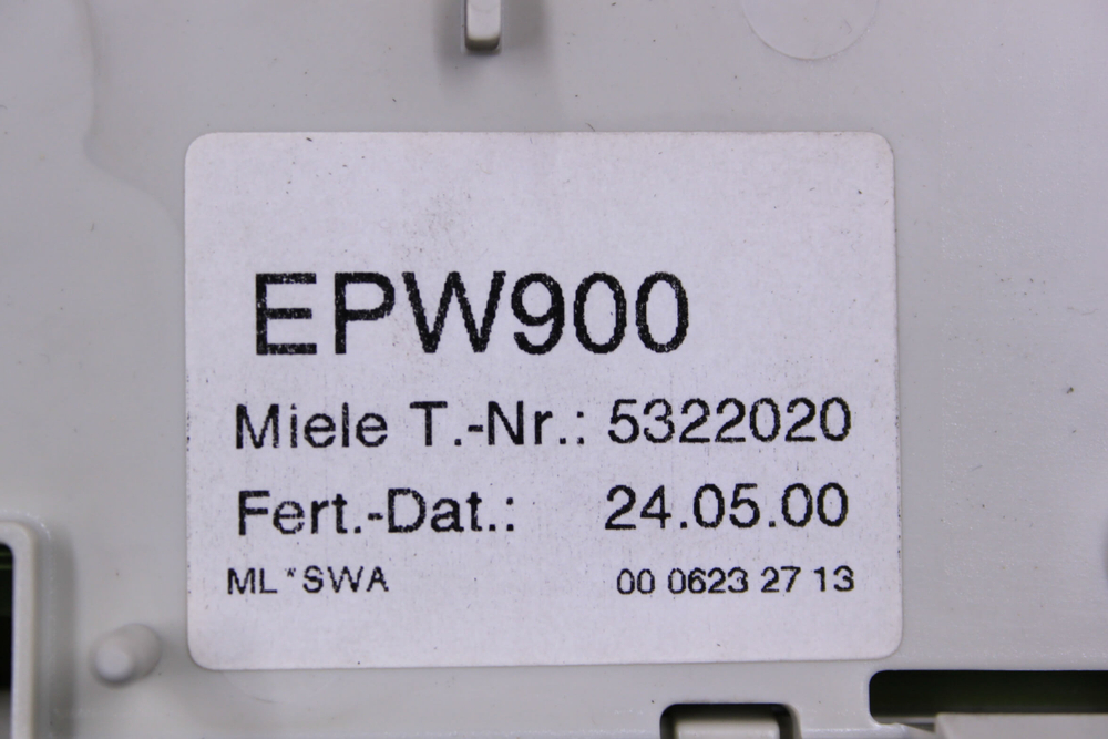 Модуль индикации 5322020 стиральной машины Miele WT 945 (В сборе с пластиком)
