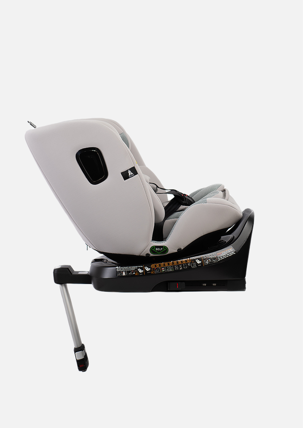 Peppy Автокресло UNOfix grey серый 0-36