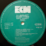 G. I. Gurdjieff - Keith Jarrett – Sacred Hymns (Германия 1980г.) ECM
