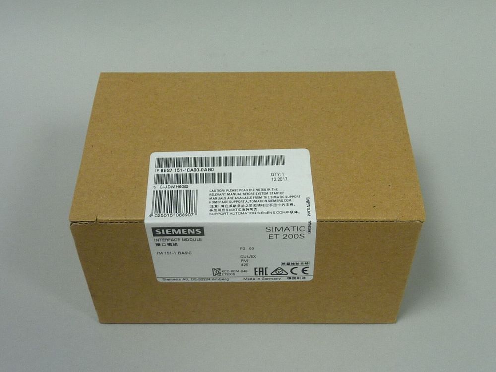SIEMENS 6ES7151-1CA00-0AB0 SIEMENS 6ES7151-1CA00-0AB0