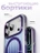 Чехол накладка iPhone 17 Pro / 18 Pro 6.3" Gurdini Ocean Case (1) Transparent фиолетовый