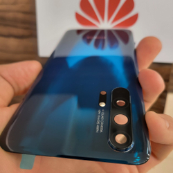 Крышка для Honor 20 Pro (заднее стекло) премиум качество цвет: Сине-Зелёный