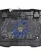 Подставка для ноутбука Buro BU-LCP156-B114 15.6" 1xUSB 1x 140ммFAN черная