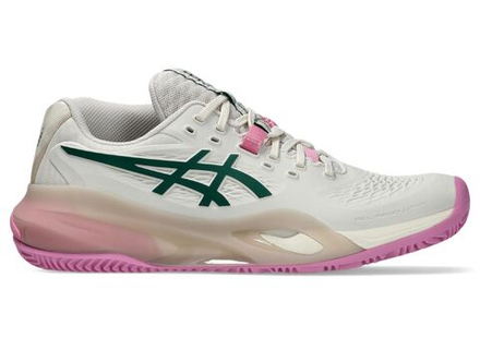 Женские кроссовки для падела Asics Gel-Resolution X Padel — soft oat/jewel green