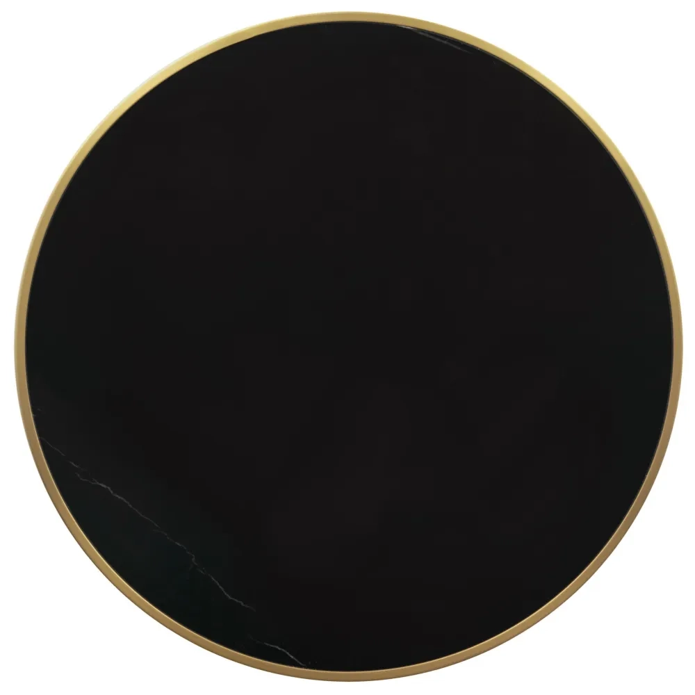 Кофейный столик Bradex Home Gloria диам.50см x 54см, чёрный, металл