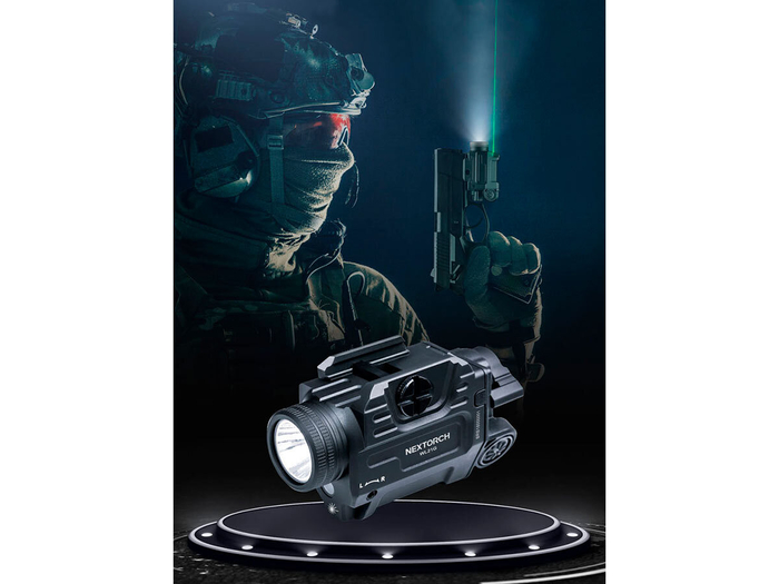 Фонарь Nextorch WL21G Dual-Light, пистолетный, 650 lm, зелёный ЛЦУ (WL21G)