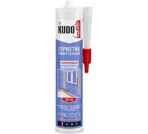 Герметик "Kudo KSK-100"силиконовый универсальный Прозрачный 280мл