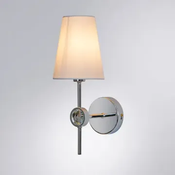 Бра 1*E14 A4104AP-1CC белый/хром DANIELLA Arte Lamp
