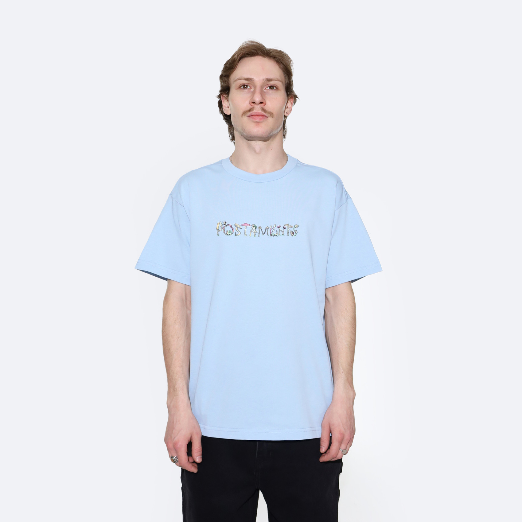 Футболка Postaments Shrooms (light blue) артикул: - купить в магазине Дайс