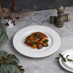 Тарелка d 25,5 см h2,5 см белая фарфор Classic P.L. Proff Cuisine [4]
