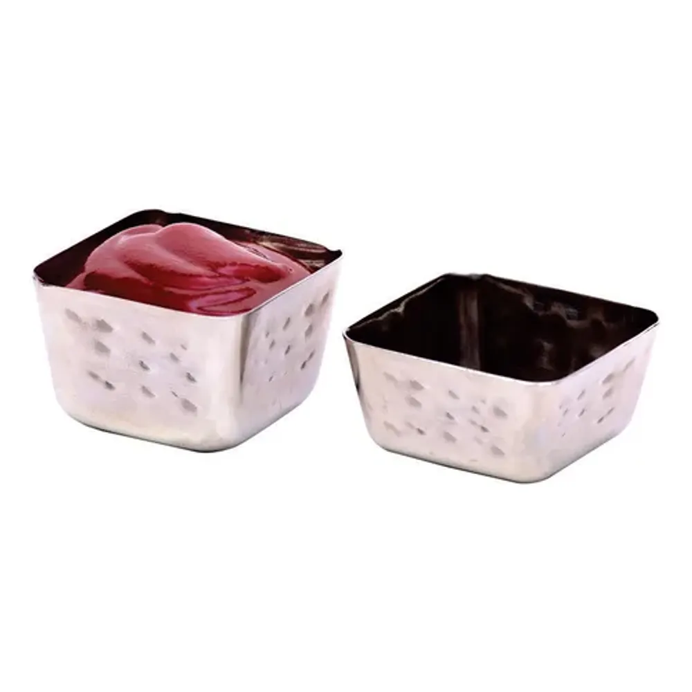 Соусник 50 мл 5*5 см h3 см Antique квадратный нерж. P.L. Proff Cuisine