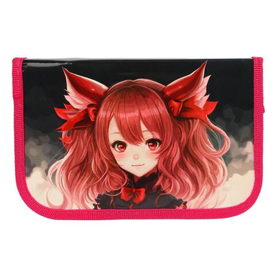 Пенал 1 отделение 200*130 "Kawaii" (Спейс)
