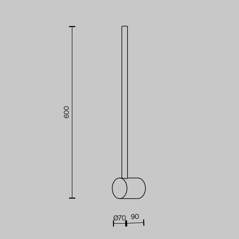 Настенный светодиодный светильник Maytoni Light stick MOD237WL-L6B3K