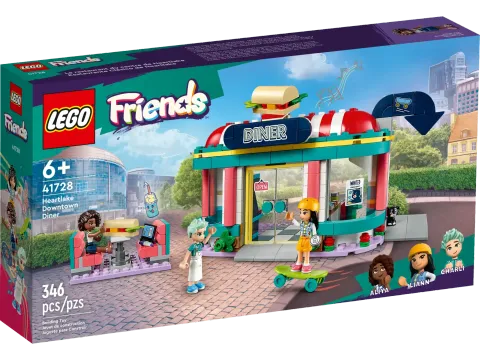 Конструктор LEGO Friends 41728 Закусочная в центре Хартлейк