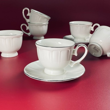 Lenardi 305-105 Кофейный набор 12пр. 140мл в под.уп.(х12)Фарфор