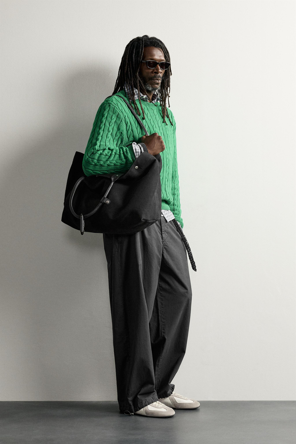 БРЮКИ RELAXED FIT ИЗ ХЛОПКА AARON LEVINE X ZARA — ZARA