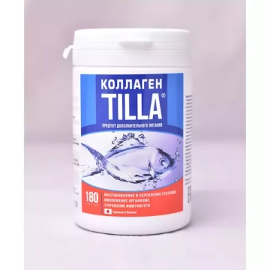 TILLA Caps - Биологически активная добавка к пище "Коллаген", 180 кап
