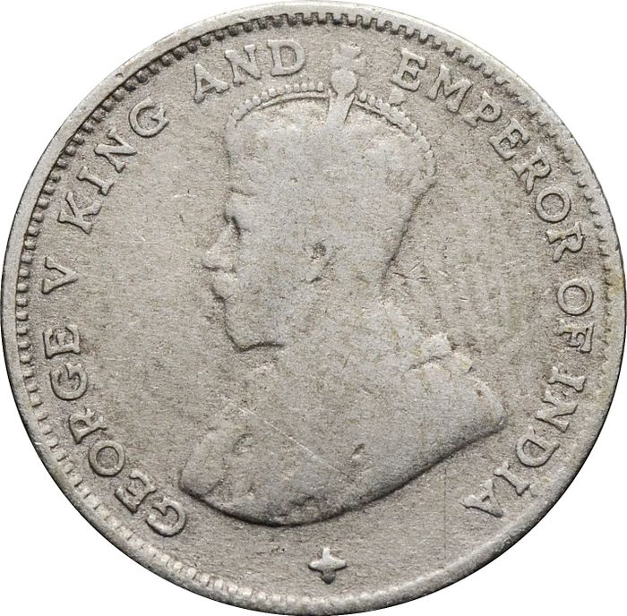 10 центов 1919 Стрейтс Сетлментс F-VF