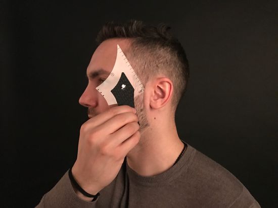 Трафарет для контура бороды Minibarber