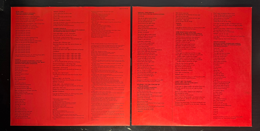 Donna Summer - Bad Girls 2LP (Швеция 1979г.)